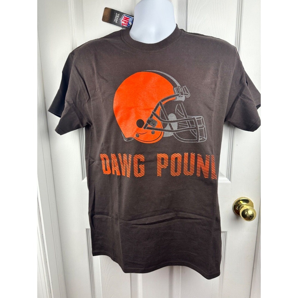 NFL Majestic Cleveland Browns‎ Dawg Pound 2016 Schedule Brown T-shirt New